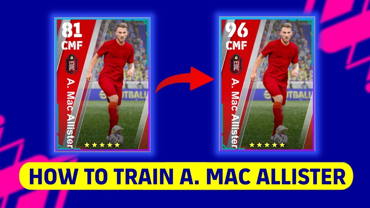 How To Train Mac Allister to max level in eFootball 2023 YouTube