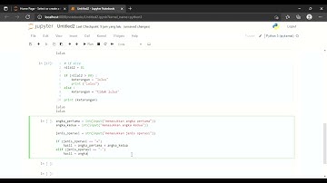 Tugas Praktikum Algoritma dan Struktur Data Yandre Alfa Prayudha,kalkulator sederhana dengan jupyter