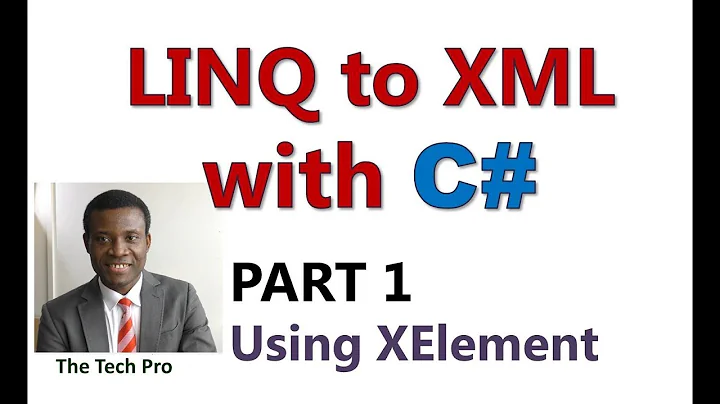 Linq to XML With C# Part 1: Read Xml Files With XElement