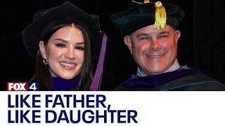 Daughter follows in father's footsteps by graduating from UNT Dallas School of Law