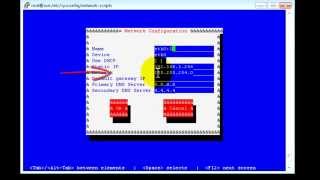 IP Address configuration in linux using tui (setup)