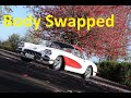 1960 Corvette body swap to Art Morrison chassis with 495hp LS engine. Old Corvette, new chassis.