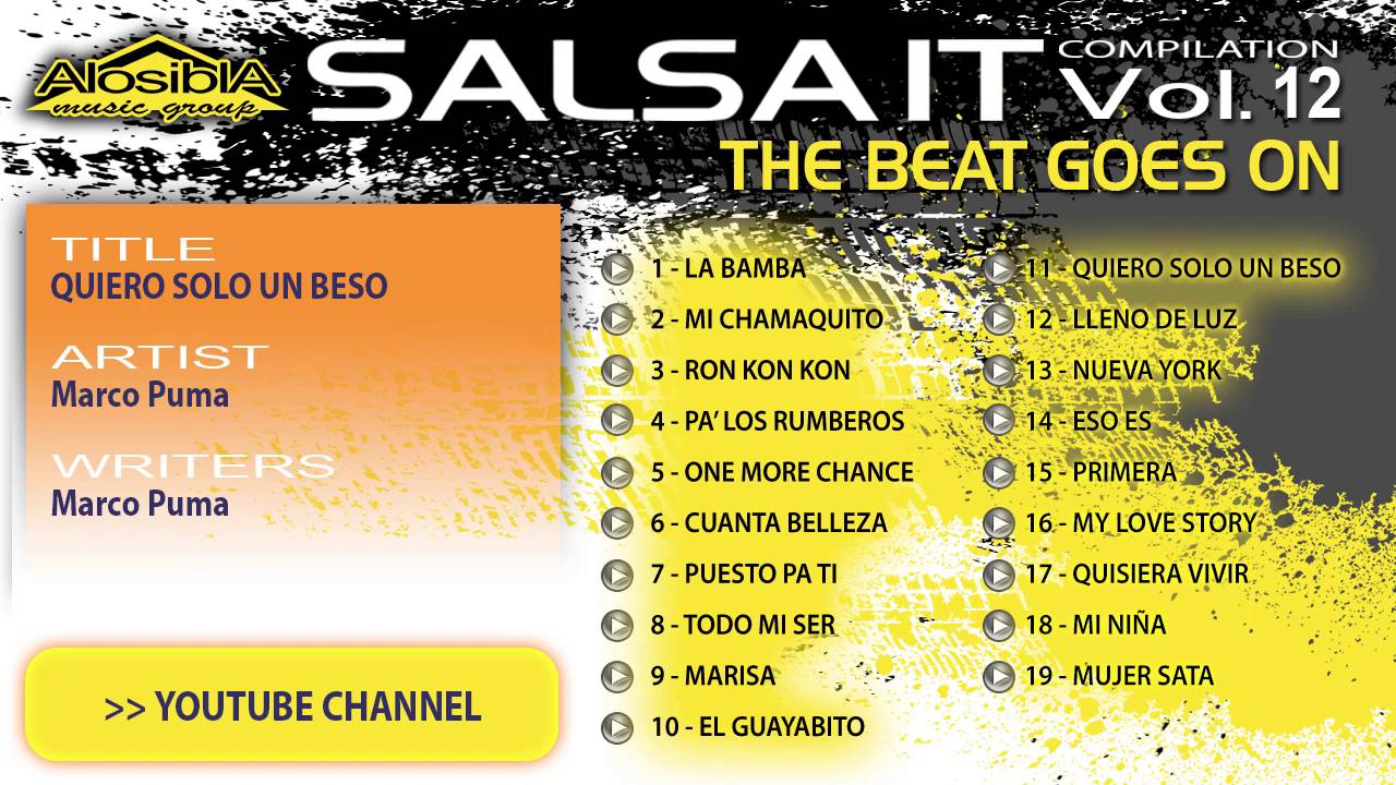 Salsa.it Vol.12 THE BEAT GOES ON: QUIERO SOLO UN BESO  -  Marco Puma