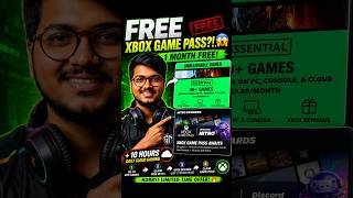 FREE Xbox Game Pass?! 😳🔥 1 Month FREE + 10 Hours Daily Cloud Gaming 🎮☁️ Discord NITRO #Shorts