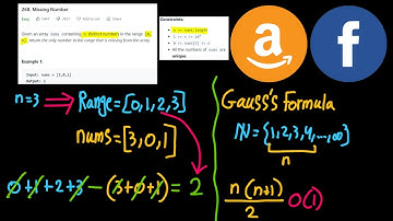 Missing Number - LeetCode 268 - Java