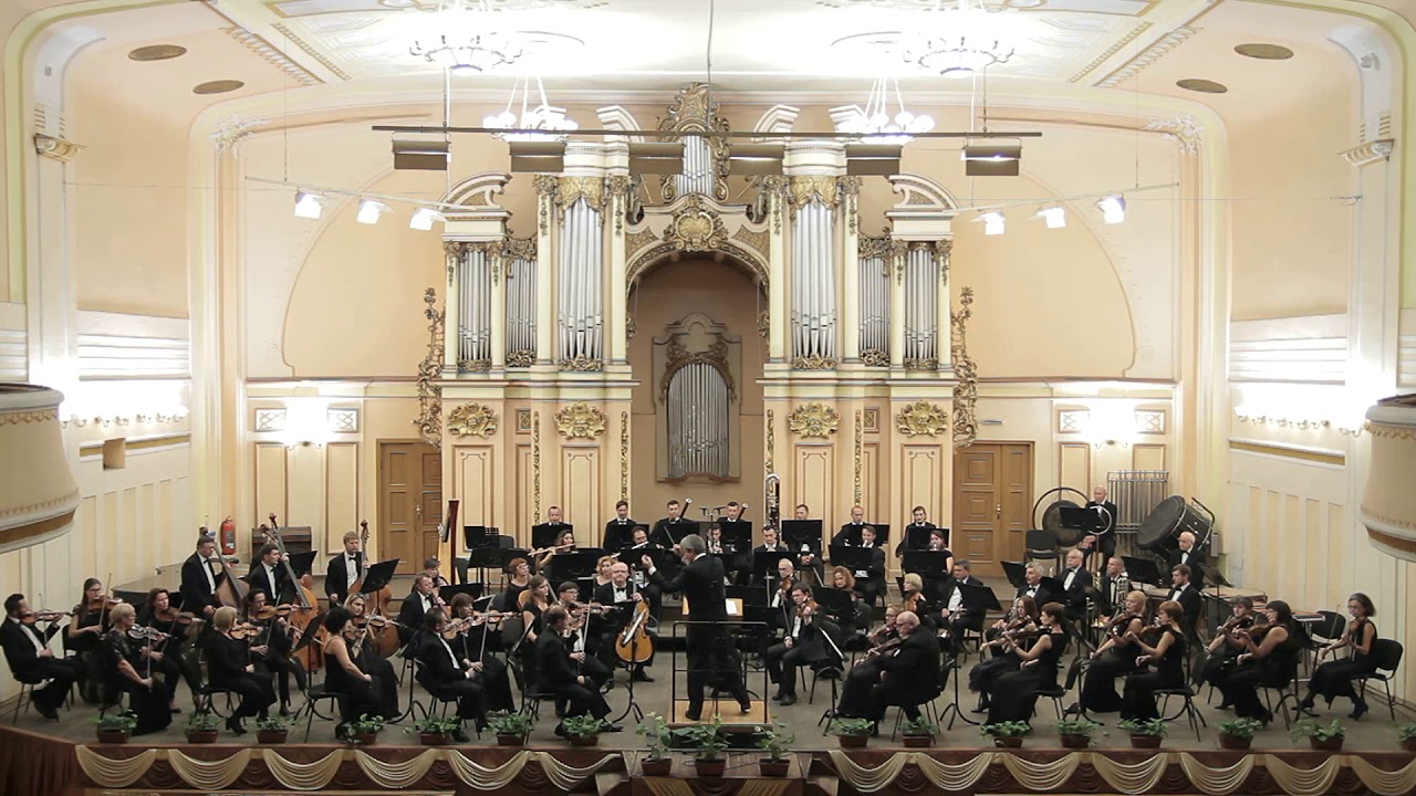 Brahms Symphony No. 4 Second Mov. Lviv Philharmonic Orchestra  Conductor-Taras Krysa