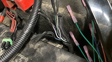 Quick snow plow light wiring tip