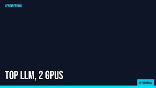 LLM Leaderboard #1 With Two Gaming GPUs #Shorts