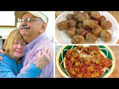 Low Carb Gnocchi a New Way (with sauce and meatballs the Godfather way)
