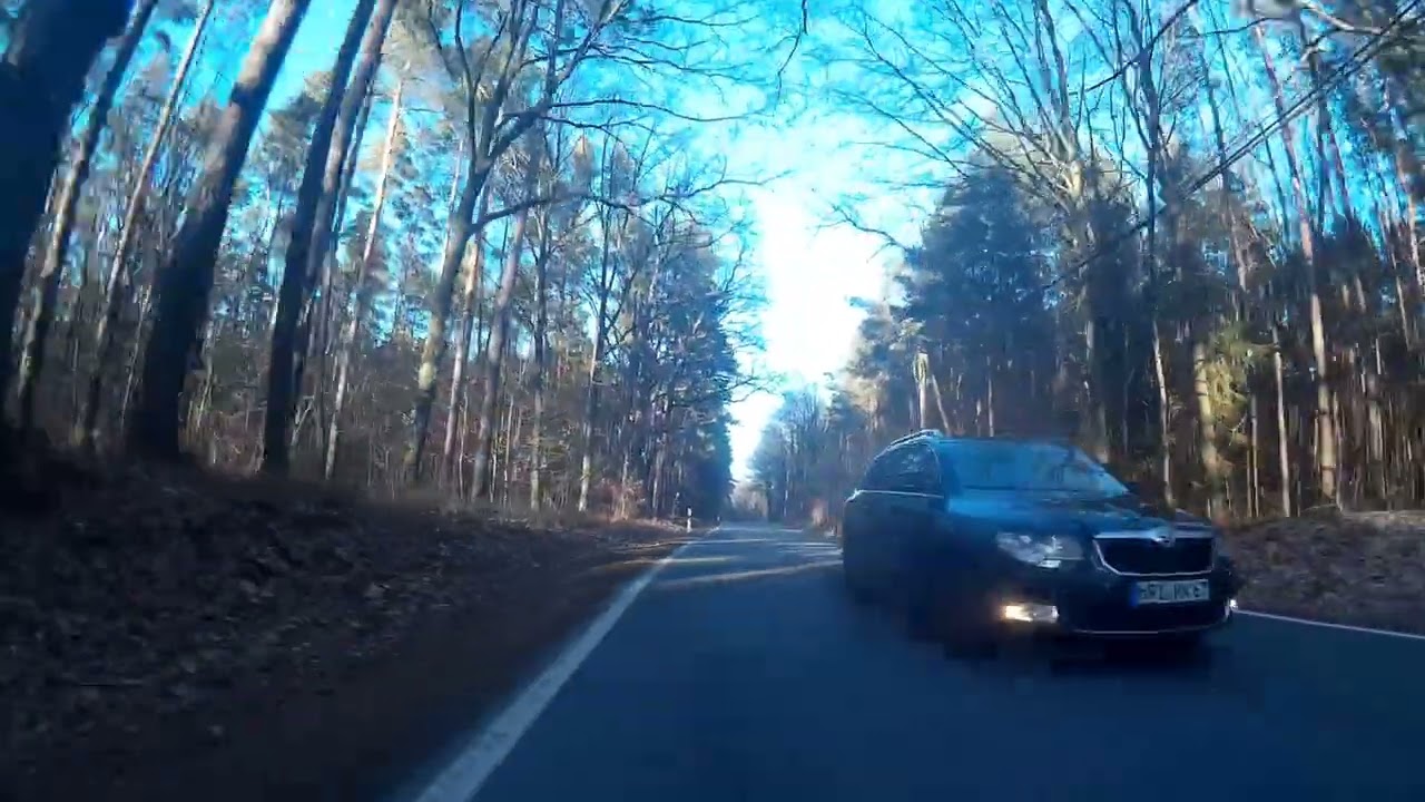 Landschaft Kartlow Wismar 04.03.2026 Elektro-Roller  Falcon 3400W on tour Germany