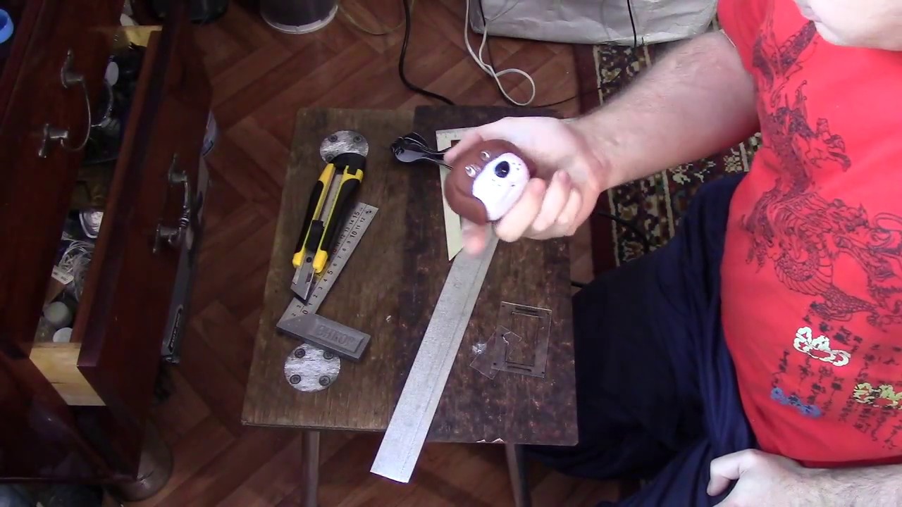 ремонт крепления налобного фонарика - YouTube