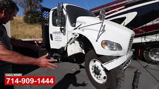 Flat Bed Truck Collision Repair Shop