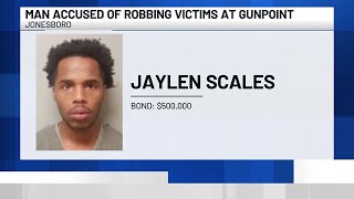 Man ambushes, robs multiple people at gunpoint