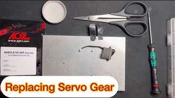 How To Video: Replacing Servo Gear (Reflex Racing AGFRC A06CLS v2 20T)