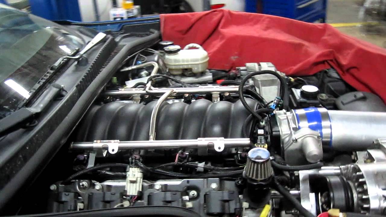 C5 Z06 Supercharged 402ci LS2 start up. YouTube