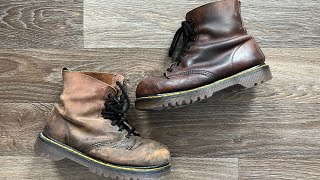How to clean thrifted Dr. Martens boots