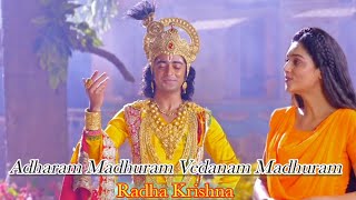 Adharam Madhuram Vadanam Madhuram Song With Lyrics From Radha Krishna