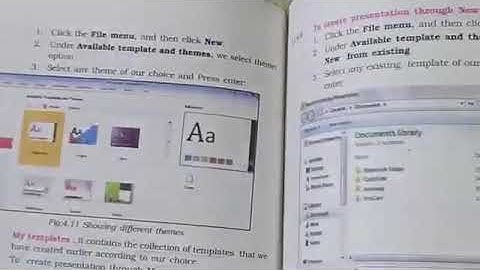 PSEB class 8th computer chapter 4 (Part -3) Introduction to power point