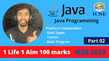 #icse2022 #java Programming in Java Class X ICSE 100 MARKS Prateik Sharma by Java