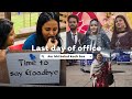 Last day of office ~ Ek hi din me bht kuch kar liya 😓