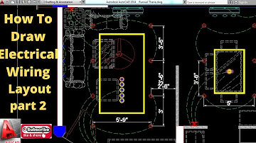#autocad #HowtodrawElectricallayout #makeWiringlayout Autocad electrical House Wiring tutorial