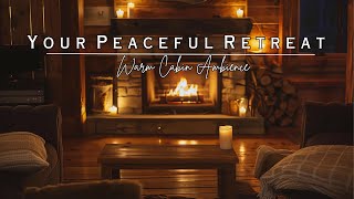 Escape to a Quiet Cabin Fireplace🔥Relax & Recharge with Soft Music🎶@ AMERICA I Love You screenshot 5