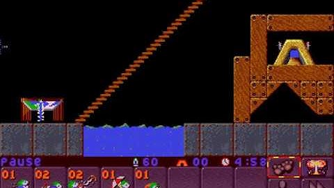 Lemmings 2 custom - Cascade II by Dullstar
