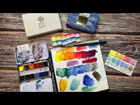 REVIEW: A. Gallo Honey Watercolors Handmade in Assisi, Italy & Put to ...