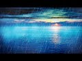 Rain Sounds with Thunder and Ocean Waves | Sleep, Study, Focus, Meditate | White Noise 10 Hours
