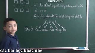 Toán lớp 2: Phép chia