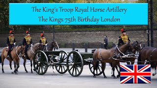 The King's Troop Royal Horse Artillery in London