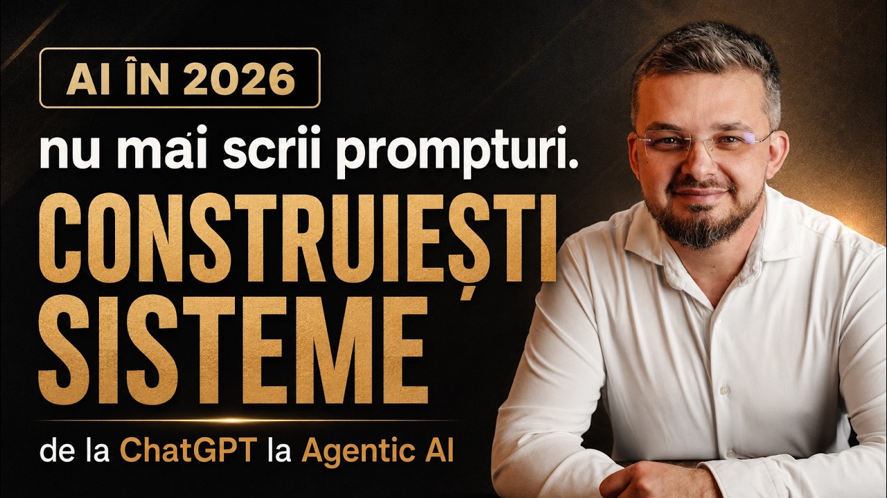 De la ChatGPT la agenți AI care lucrează singuri pentru tine