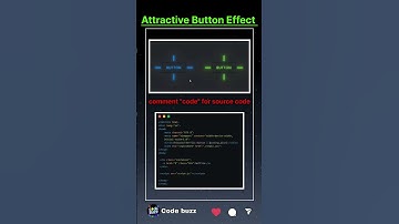 ❤️‍🔥ATTRACTIVE BUTTON EFFECT USING HTML AND CSS | CODE BUZZ | WEB DEVELOPMENT | #coding