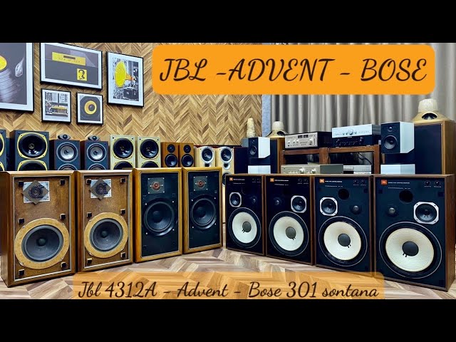 Loa Mỹ Bãi JBL 4312A - Advent Tép Chéo - Bose 301iv | Amply luxman L550 | Amply fisher 500 | Loa Mỹ