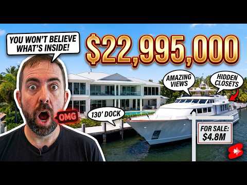 Touring a $22,995,000 Home in Fort Lauderdale, Florida | Luxury Homes