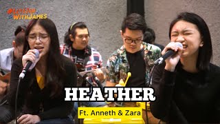 Heather (Conan Gray) - Anneth & Zara ft. Fivein #LetsJamWithJames