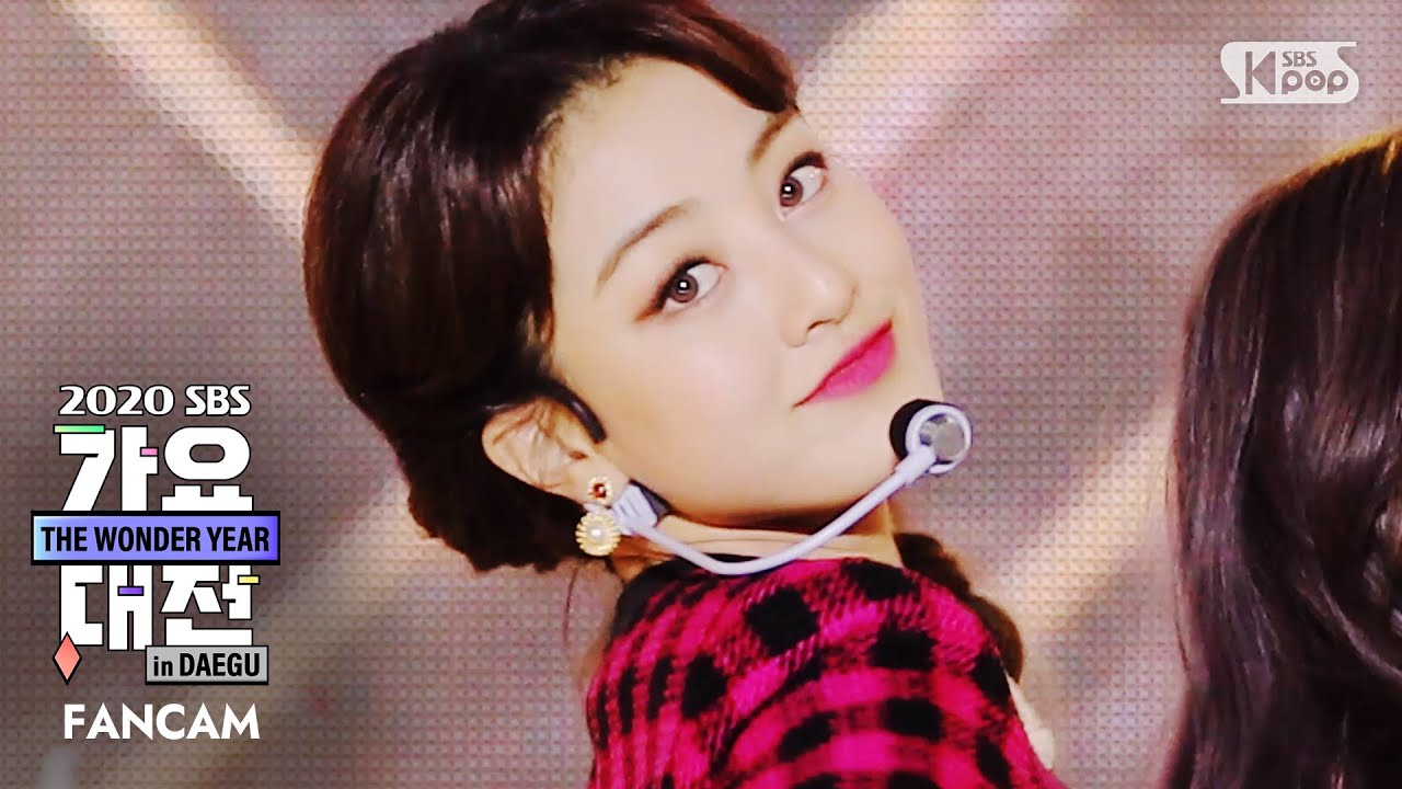 [2020 가요대전] 트와이스 지효 'MORE & MORE' 페이스캠 (TWICE JIHYO FaceCam)│@2020 SBS Music Awards