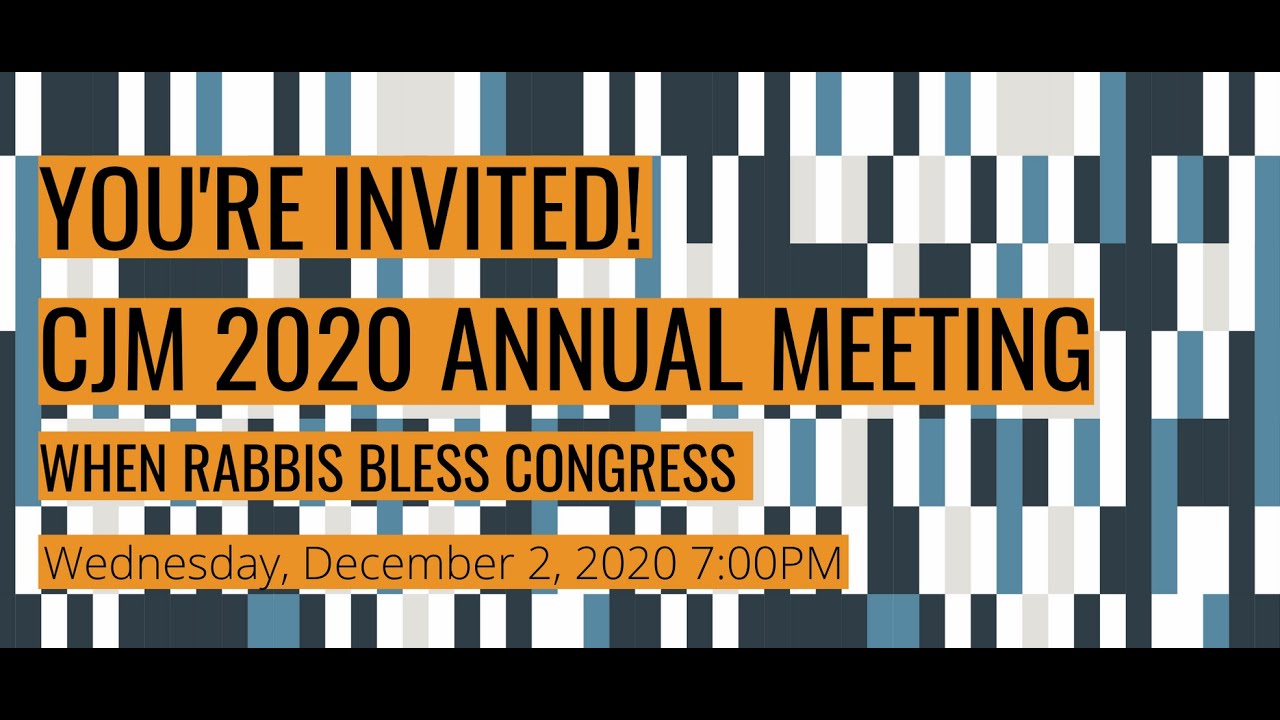 When Rabbis Bless Congress: Capital Jewish Museum 2020 Annual Meeting