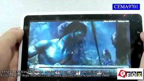 A9 NEC RENESAS EV2 EMMA Mobile/EV Dual-Core 3G Tablet PC