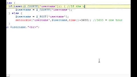 PHP - Setting cookies