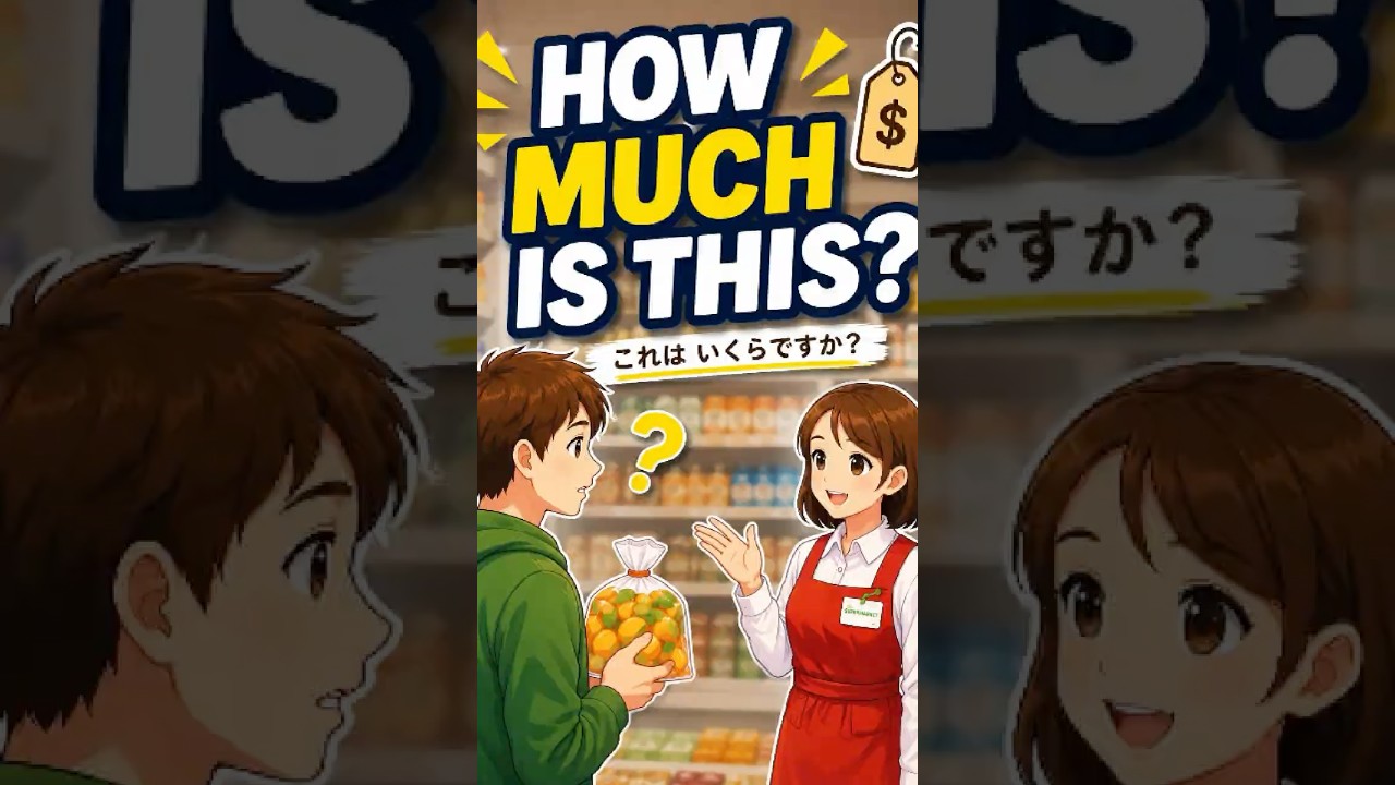 Japanese at the Supermarket 🇯🇵 | これは いくら ですか？ | How