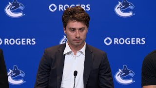 Quinn Hughes Captaincy Announcement