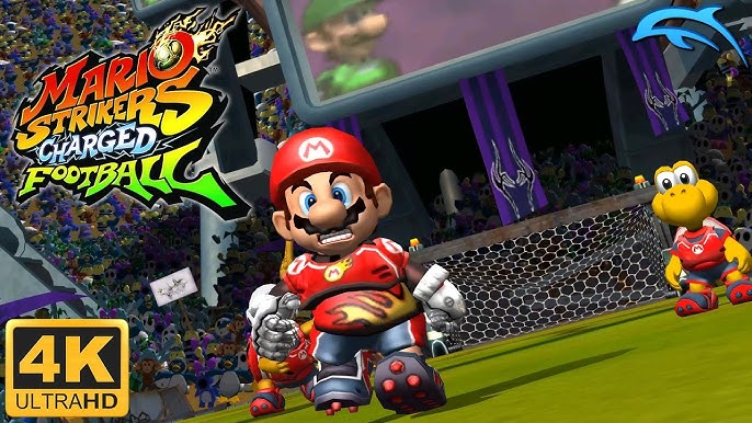 O JOGO DE FUTEBOL DO MARIO Super Mario Strikers Nintendo GameCube Gameplay  