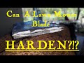 Steel Test Lawn mower Blade