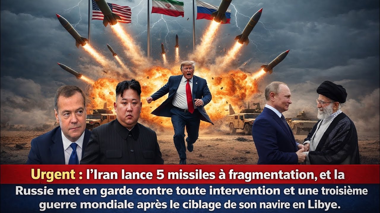 5 Missiles à Fragmentation lancés, Navire Russe Touché la Russie menace d'une 3éme Guerre Mondiale
