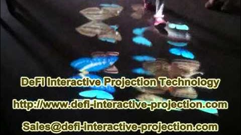 DEFI Interactive floor/wall projection system basic version with 62 effects from $200 to $650