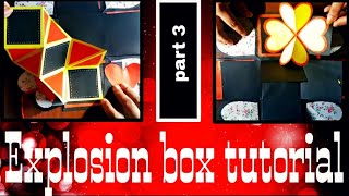 Explosion box tutorial part(3)|how to make explosion box for beginners |Explosion box DIY