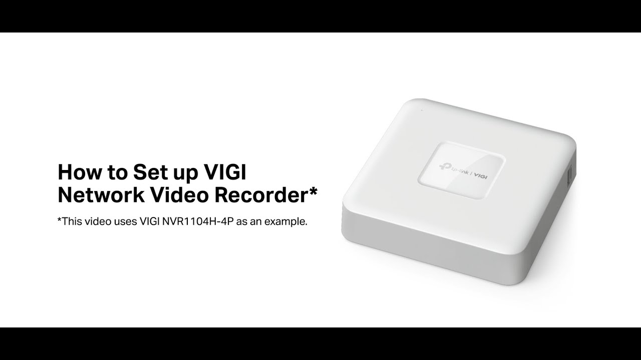 TP-Link VIGI NVR1104H-4P – Registratore Di Rete PoE A 4 Canali Per Telecamere IP, Plug-and-Play, Alimentazione Integrata