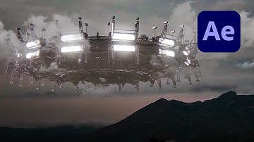 How to ADD a UFO to your Footage in After Effects - TUTORIAL