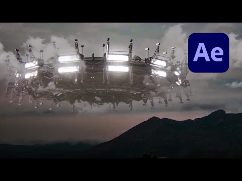 How to ADD a UFO to your Footage in After Effects - TUTORIAL